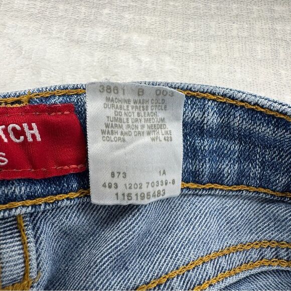 Levi’s 519 Low Stretch Flare Denim Jeans Size 11 Juniors - Picture 7 of 9